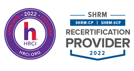 SHRM an HRCI Certification Provider - Logo - 2022