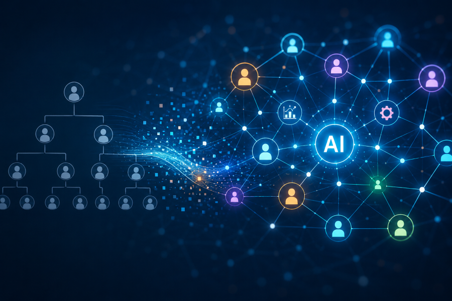 From Adding AI to AI-Centric Organization Design